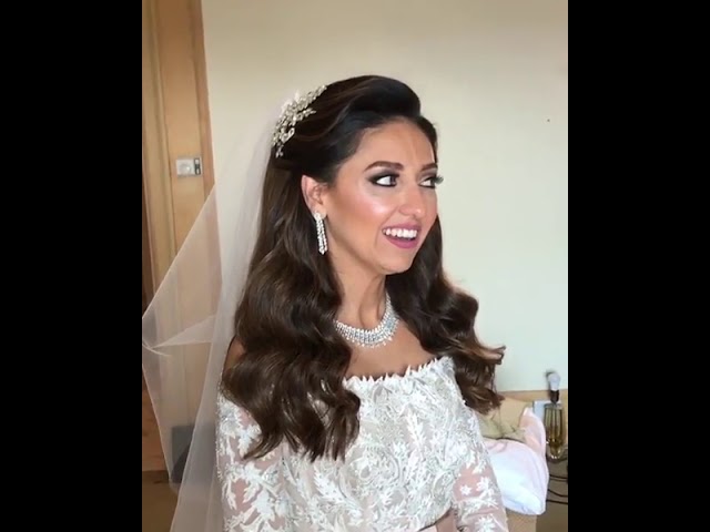 A beautiful bride on her way to start a beautiful life